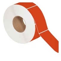 3x5 Red Direct Thermal Labels 1200/Roll