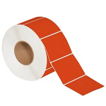 4x3 Red Direct Thermal Labels 2000/Roll
