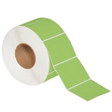 4x3 Green Direct Thermal Labels 2000/Roll