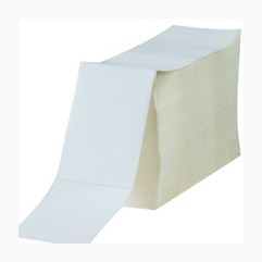 3x2 White Direct Thermal Label Fanfold 6000/Roll