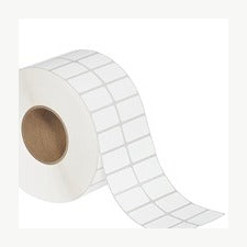 1x0.5 2 Up White Thermal Transfer Labels 19200/Roll