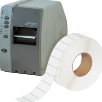 1.5x0.75 White Thermal Transfer Labels 6800/Roll
