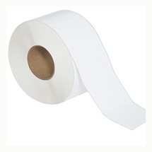 4x500 ft White Thermal Transfer Labels Continuous Rolls 1/Roll