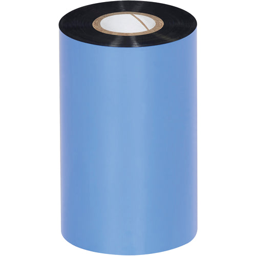 Heavy-duty black wax thermal transfer ribbons designed for Zebra, Sato, and Datamax printers. Each case includes 24 ribbons measuring 4.02