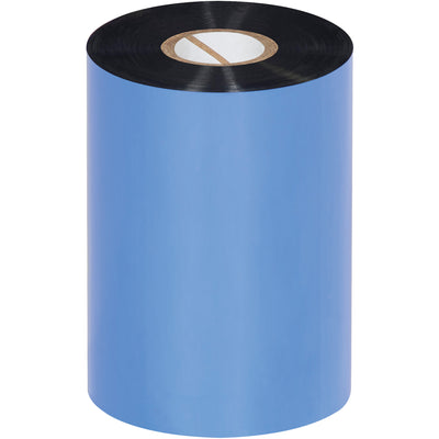 Professional-grade black wax thermal ribbons sized 4.02" x 1476' designed for Zebra, Sato, and Datamax thermal printers. Each case contains 24 ribbons with Printhead Saver anti-static coating that extends printhead life and reduces operating costs. Print high-definition barcodes, labels, and symbols at speeds up to 12 IPS with lower temperature requirements.