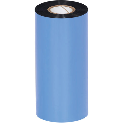 Professional-grade black wax thermal transfer ribbons designed for Zebra, Sato, and Datamax printers. This case of 24 rolls (5.12