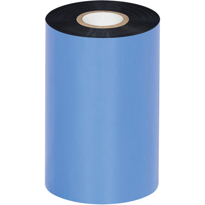 Genuine 4.33" x 1476' black resin thermal transfer ribbon designed for Zebra and Datamax printers. Built-in Printhead Saver coating extends printhead life and reduces replacement costs‚ideal for high-volume shipping label operations. Sold as case of 6 ribbons with scratch, chemical, and heat resistance.