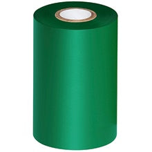 4.02x1181 ft Green Thermal Transfer Ribbons Wax/Resin 6/Case