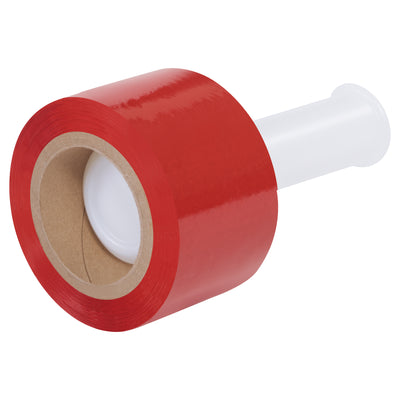 Speed up bundling operations with this 3" x 80 Gauge red cast film–no residue, superior load retention, and color-coded for inventory tracking. Each case includes 18 rolls with convenient dispensers, delivering the economy of stretch wrap without strapping hassles.
