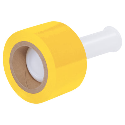 Replace strapping and tape with faster, more economical yellow bundling stretch film. This 80 gauge cast film delivers quiet operation and clean bundling without residue. Each case includes 18 rolls with dispensers–ready to bundle inventory and shipments immediately.