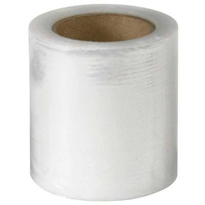 Replace strapping and tape with our 5" x 650' clear bundling stretch film–faster, more economical, and leaves zero residue on products. 100 gauge cast film with integrated dispenser in every case of 12 rolls. Ideal for warehouse teams shipping combined items.