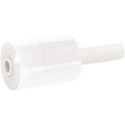 Load retention meets efficiency with Packrift's 5" x 80 Gauge extended core bundling film. Each case includes 12 rolls of white cast film with easy-grip 1" diameter cores–ready to use straight from the box. Faster and cleaner than strapping or tape, with zero residue left on your products.