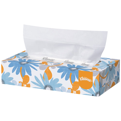 Stock your facility with Kleenex¬Æ 2-Ply facial tissue‚trusted, durable tissue in convenient flat dispenser boxes. Get a full case of 48 units at competitive wholesale pricing. Perfect for offices, break rooms, and commercial spaces.
