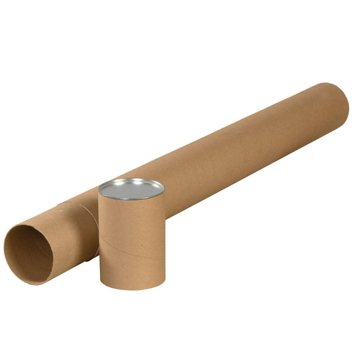 3x42 Kraft Spiral Wound Telescoping Tubes 24/Case TT3042K