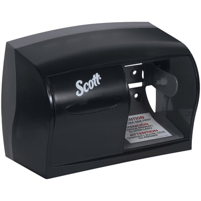Maximize efficiency with this durable black plastic coreless bathroom tissue dispenser designed for high-traffic commercial facilities. Holds two full coreless rolls simultaneously with a hygienic cover and tool-free refill system. Dimensions: 8" x 11" x 6"‚compact, reliable, and built to reduce waste and maintenance costs.