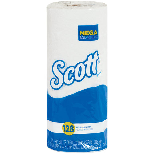 Scott¬Æ 1-ply white paper towels deliver superior absorbency and durability with specialized absorbency pockets that prevent tearing and falling apart. Each case includes 20 rolls of soft, reliable tissue‚the cost-effective choice for high-traffic facilities. Trusted janitorial and jan-san supplies for commercial and industrial use.