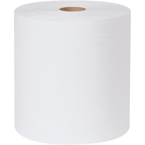 Scott Essential Plus hard wound roll towels deliver reliable, cost-efficient hand drying for high-traffic commercial facilities. Each case includes 12 rolls of 8