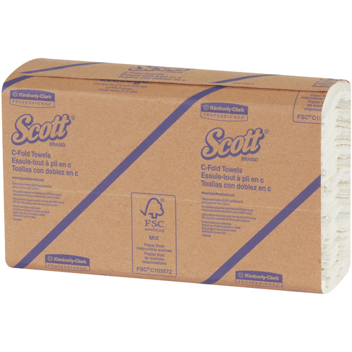 Scott¬Æ Surpass¬Æ white C-fold towels offer super-strong durability for high-traffic facilities. Compatible with all standard C-fold and multi-fold towel dispensers. Sold as a case of 16 rolls‚the cost-efficient choice for industrial jan-san operations.