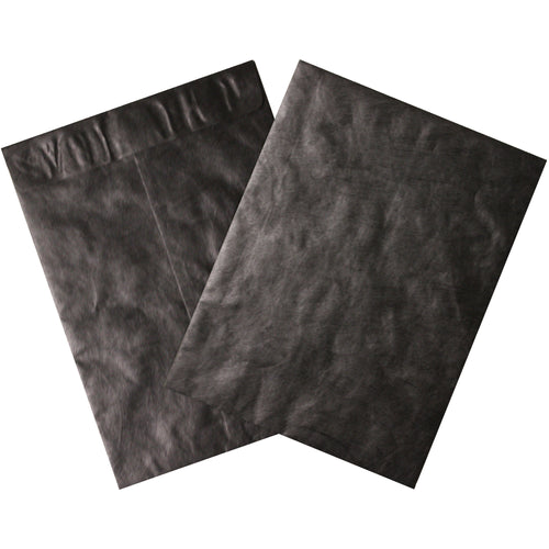 Professional black Tyvek¬Æ envelopes designed for industrial shipping and secure document mailing. 10 times stronger than paper with self-sealing closure for ease of use. Case of 100 units‚reliable protection for high-volume operations.