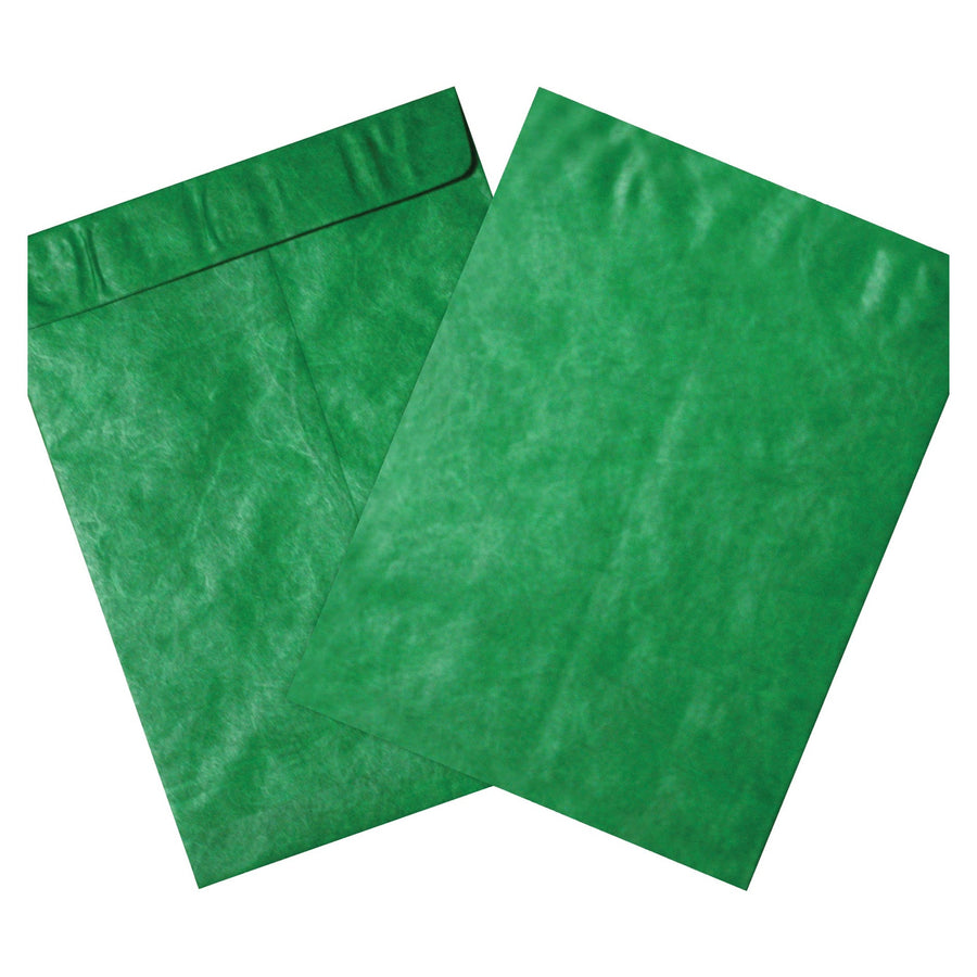 9x12 Green Self-Seal Tyvek Envelopes 100/Case TYC912G - alias listing