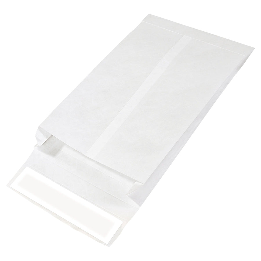 9x12x2 White Self-Seal Expandable Tyvek Envelopes 100/Case TYE09122WE - alias listing