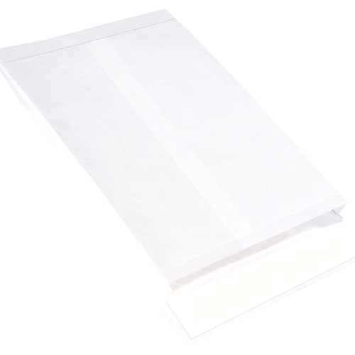 13x10x1.5 White Self-Seal Expandable Tyvek Envelopes 100/Case TYE10131WE - alias listing