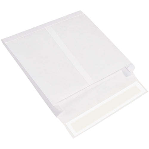 Protect your shipments with 10x13x2 expandable Tyvek envelopes featuring self-adhesive closure and superior puncture, tear, and moisture resistance. Constructed from durable 18 lb. olefin material‚10 times stronger than paper alternatives. Order by the case: 100 envelopes per case.