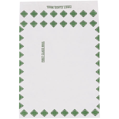 Ship bulky items securely with our 12x16x2 First Class Tyvek expandable envelopes. Made from 18 lb. DuPont Tyvek olefin‚10 times stronger than paper with superior tear, puncture, and moisture resistance. Self-seal closure for quick, reliable sealing. 100 envelopes per case.