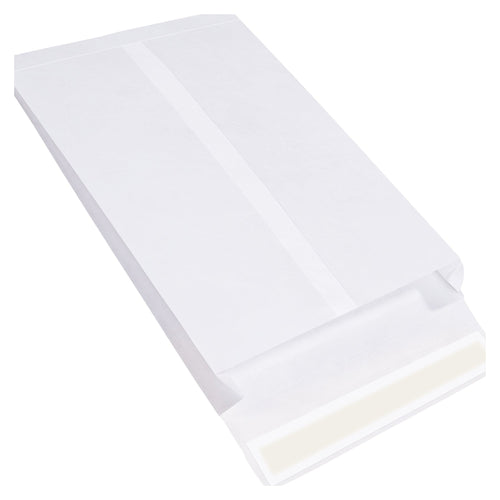 16x12x2 White Self-Seal Expandable Tyvek Envelopes 100/Case TYE12162WE - alias listing