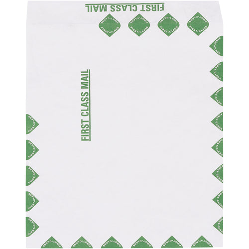 10x13 Tyvek First Class Mailers, 14lb Olefin, Self-Seal, Case of 100