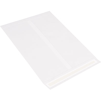 Protect your shipments with professional-grade 12x15.5" white Tyvek flat envelopes featuring self-seal closure and superior tear resistance. Constructed from 14 lb. olefin material‚10 times stronger than standard paper mailers. Sold by the case of 100 units for maximum cost efficiency.