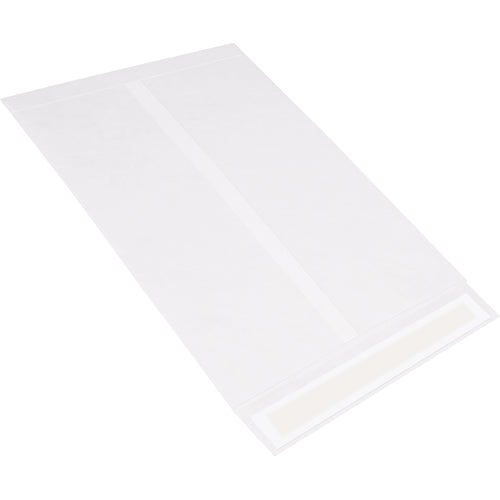 Premium 15x20 white Tyvek¬Æ flat envelopes engineered for industrial shipping and document protection. Self-sealing design with 14 lb. olefin construction delivers 10x the tear resistance of standard paper mailers. Order by the case (100 units) for maximum cost efficiency and reliability.