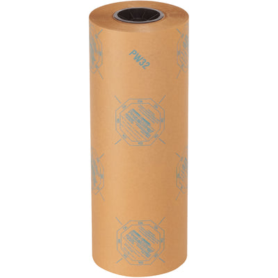 Protect ferrous metal parts from rust, corrosion, and oxidation with this 18" x 200 yard VCI paper roll. The chemically treated 35 lb kraft paper continuously vaporizes a protective environment around wrapped metals. Sold as a single roll case for easy ordering and immediate deployment.
