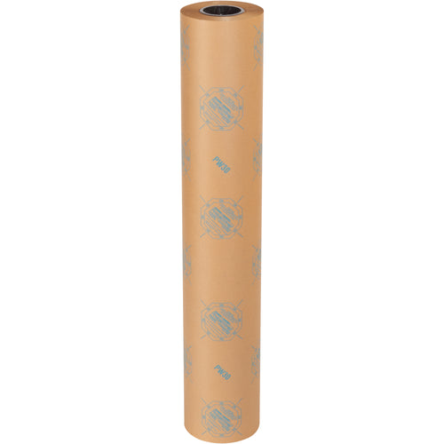 Industrial-grade VCI paper roll that continuously vaporizes to prevent rust, corrosion, and oxidation on ferrous metal parts. 36