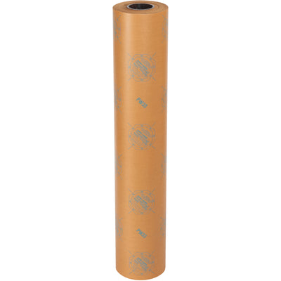 Protect ferrous metal parts from rust and oxidation with this industrial-grade VCI paper roll. The chemically treated 35 lb waxed paper continuously vaporizes to create a corrosion-blocking environment. 36" wide x 200 yards‚one case delivers complete coverage for multiple applications.