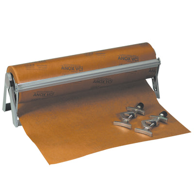 Protect ferrous metal parts from rust and oxidation with chemically treated VCI paper sheets. Each case includes 200 sheets of 40x48" kraft paper that continuously vaporizes corrosion-blocking compounds. Meets shipping compliance standards for metal component packaging.