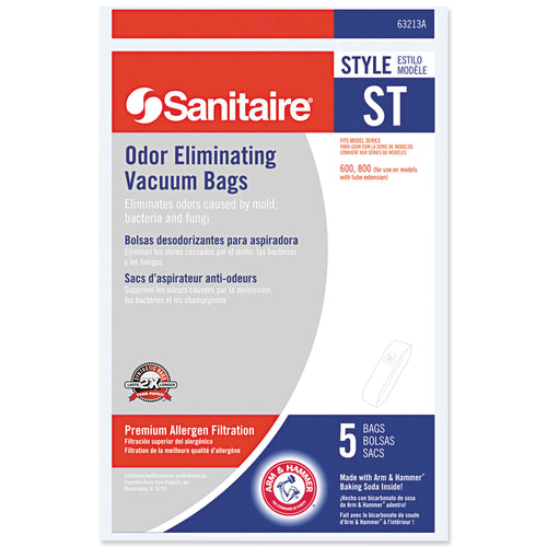 Original Sanitaire replacement bags designed for the VCM150 industrial vacuum system. Sold as a case of 5 bags to keep your facility cleaning operation running without downtime. Engineered for maximum filtration and odor control in high-demand janitorial environments.