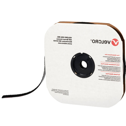 5/8 in x 75 ft Black Nylon Loop Velcro Tape Strip 1/Case VEL108
