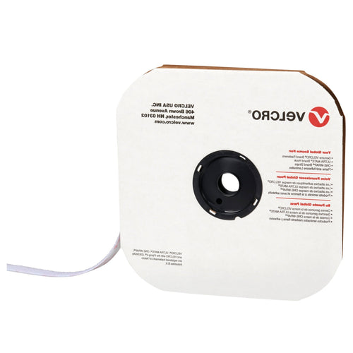 1/2 in x 75 ft White Nylon Loop VELCRO Brand Tape 1/Case VEL157
