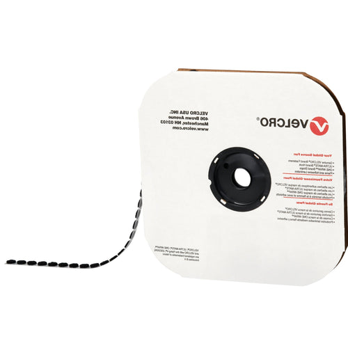 5/8 in Black Loop Dots VELCRO Brand Tape 1200/Case VEL171