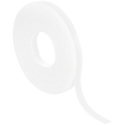 Industrial-grade white self-grip Velcro straps deliver fast, secure bundling for wires, cords, and cables with zero fasteners or tools required. 75 feet of durable nylon hook and loop tape in a convenient case‚the easiest way to organize and secure your workspace.