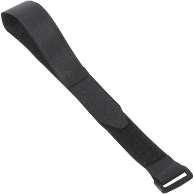 Industrial-grade 18" black nylon VELCRO Brand cinch straps deliver superior holding power for bundling cables, tubes, and hoses in manufacturing and warehouse operations. Adjustable, reusable hook and loop design cuts fastening costs and eliminates single-use waste. Sold as a case of 25 straps.