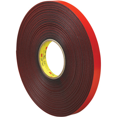 3M™ VHB™ 4611 very high bond double-coated tape delivers permanent, non-removable adhesion for metal bonding prior to paint processing. This 45 mil gray acrylic foam tape handles extreme temperatures (-31°F to 300°F) and resists moisture, UV, and solvents. Single roll, 3/4" wide x 5 yards–ready for your packing line dispensers.