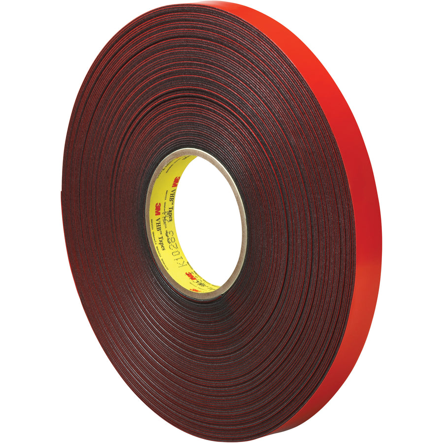 3M‚Ñ¢ VHB‚Ñ¢ 4611 very high bond double-coated tape delivers permanent, non-removable adhesion for metal bonding prior to paint processing. This 45 mil gray acrylic foam tape handles extreme temperatures (-31¬∞F to 300¬∞F) and resists moisture, UV, and solvents. Single roll, 3/4" wide x 5 yards‚ready for your packing line dispensers.