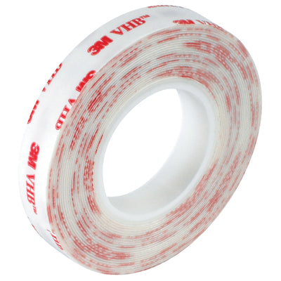 Industrial-strength VHB tape for packing lines that demand permanent bonding without fasteners. This 1" x 5 yard roll of 15 mil white acrylic foam tape delivers exceptional holding power on aluminum, steel, and composite surfaces while maintaining flexibility for case sealing and core compatibility. UV, moisture, and solvent resistant–engineered for high-temperature warehouse and shipping environments.