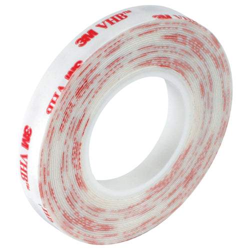 3M 4920 VHB Very High Bond tape eliminates rivets, bolts, and spot-welds with permanent double-sided adhesion. This 1/2