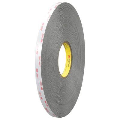 Industrial-strength VHB tape that replaces rivets, bolts, and welds on your packing line. This 1/2" x 5 yard roll features 25-mil gray acrylic foam with dual-sided adhesive for permanent bonding to metal, glass, and mixed substrates. Temperature stable from -40°F to 200°F with moisture, solvent, and UV resistance–ready for demanding production environments.