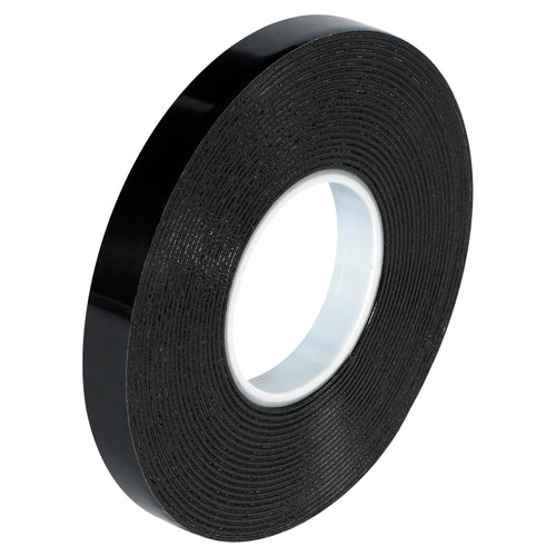 Heavy-duty VHB 4949 very high bond tape eliminates rivets, bolts, and spot-welds on packing lines. 45-mil acrylic foam construction with temperature range -40¬∞F to 200¬∞F. Moisture and UV resistant with superior conformability to irregular surfaces.