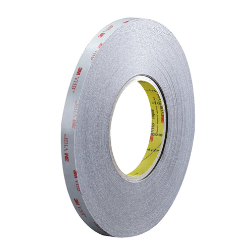 Replace rivets, welds, and liquid adhesives with 3M's 5915 VHB very high bond tape‚a 16 mil black acrylic foam solution that conforms to irregular surfaces and seals cases reliably. This 1/2