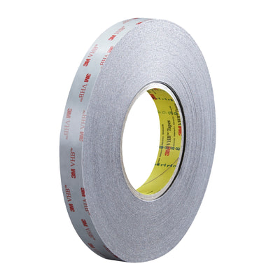 3M 5915 Very High Bond tape replaces rivets, spot welds, and liquid adhesives with a permanent, conformable fastening solution. This 3/4" × 5 yard roll features 16 mil black acrylic foam construction that bonds to irregular surfaces and withstands -40°F to 250°F temperature extremes. Ideal for production lines requiring reliable, moisture and UV-resistant sealing without equipment downtime.